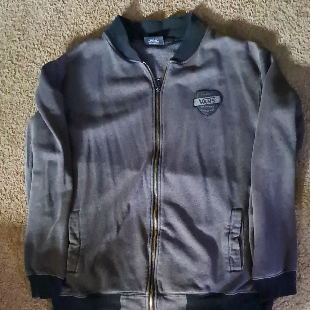 Vintage Vans Charcoal Zip Up